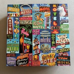Galison 500 piece “Vintage Motel Signs” puzzle
